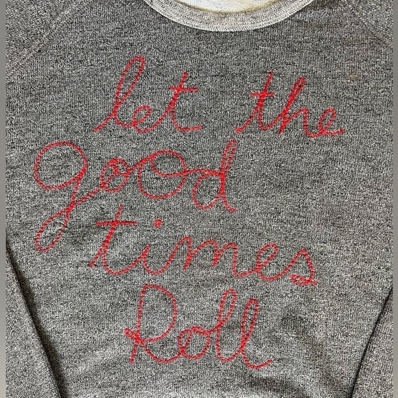 Sundry “Let The Good Times Roll” Long Sleve Sweatshirt - Picture 3 of 10